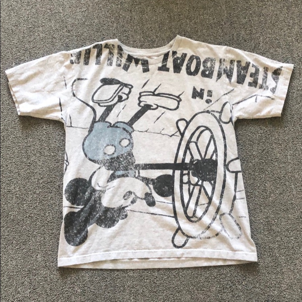 EUC Disney Steamboat Willie T-Shirt Mens S